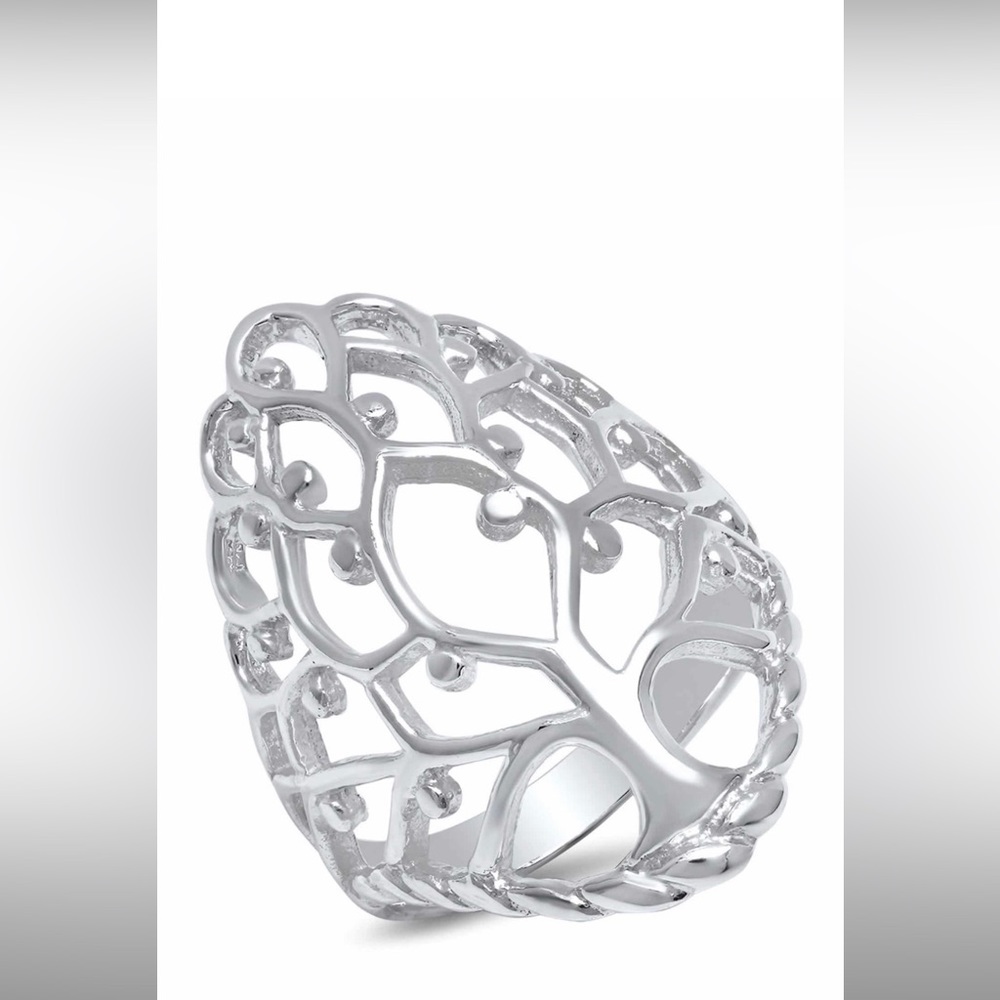Silver Filigree Ring